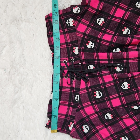 Hot Topic Monster High  Uniform GothicSkull Skirt - Picture 7 of 8